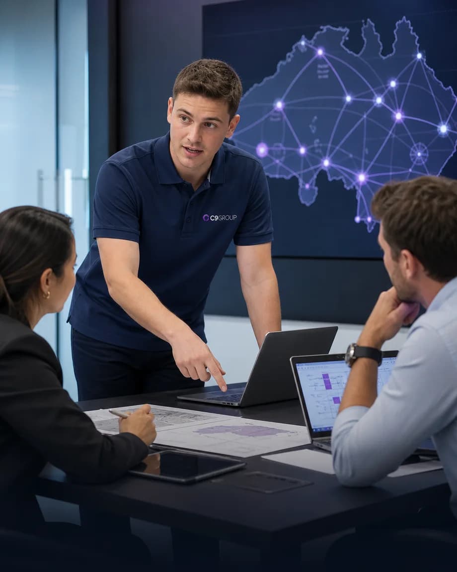 C9 GROUP connectivity specialist planning multi-site enterprise ethernet operations with business clients